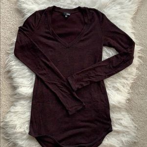 Wilfred Free Long Sleeve Top with Back Cutout